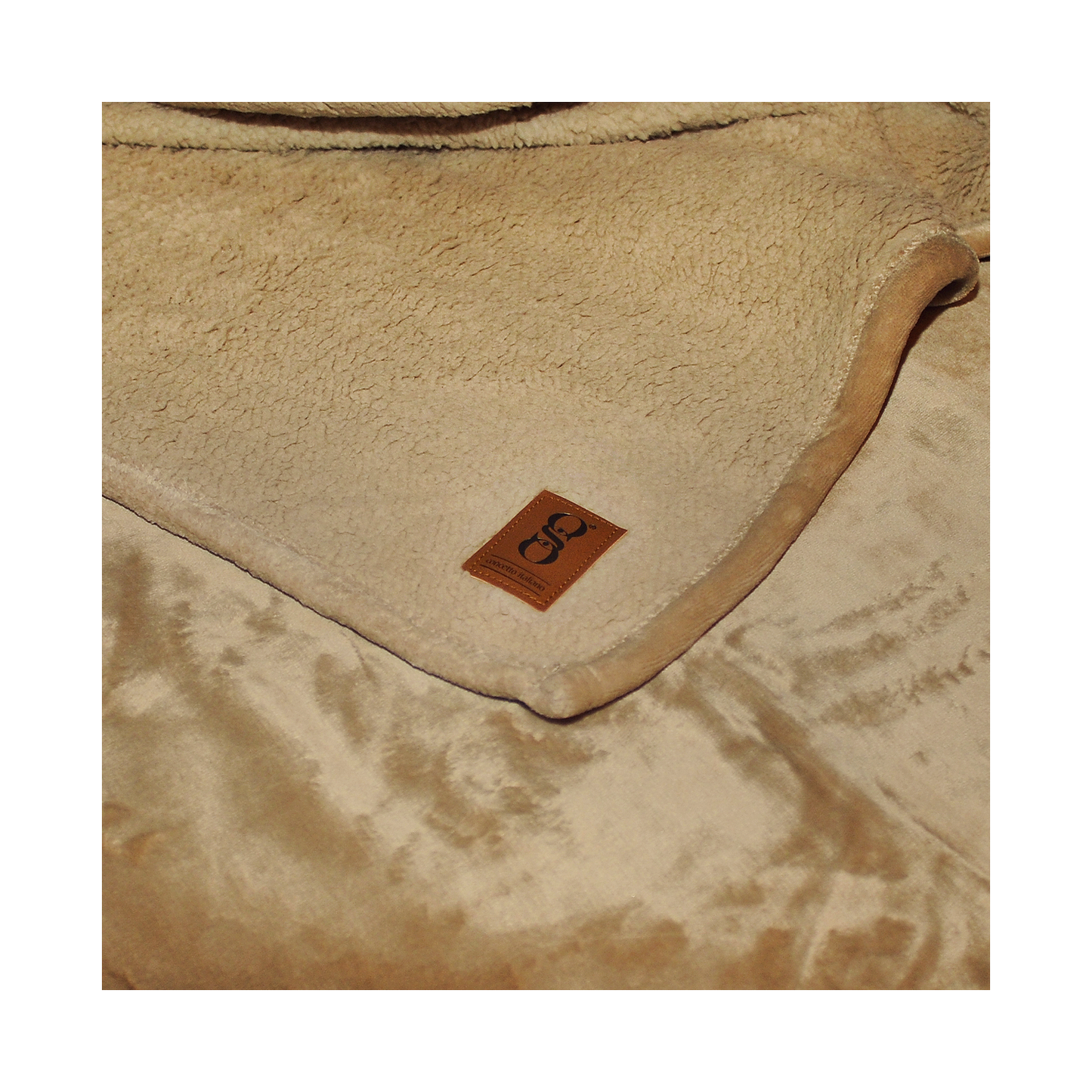 Winter-Plaid aus antiallergischem Fleece - 130x160cm | Samtoptik, weich im Griff, waschmaschinenfest.