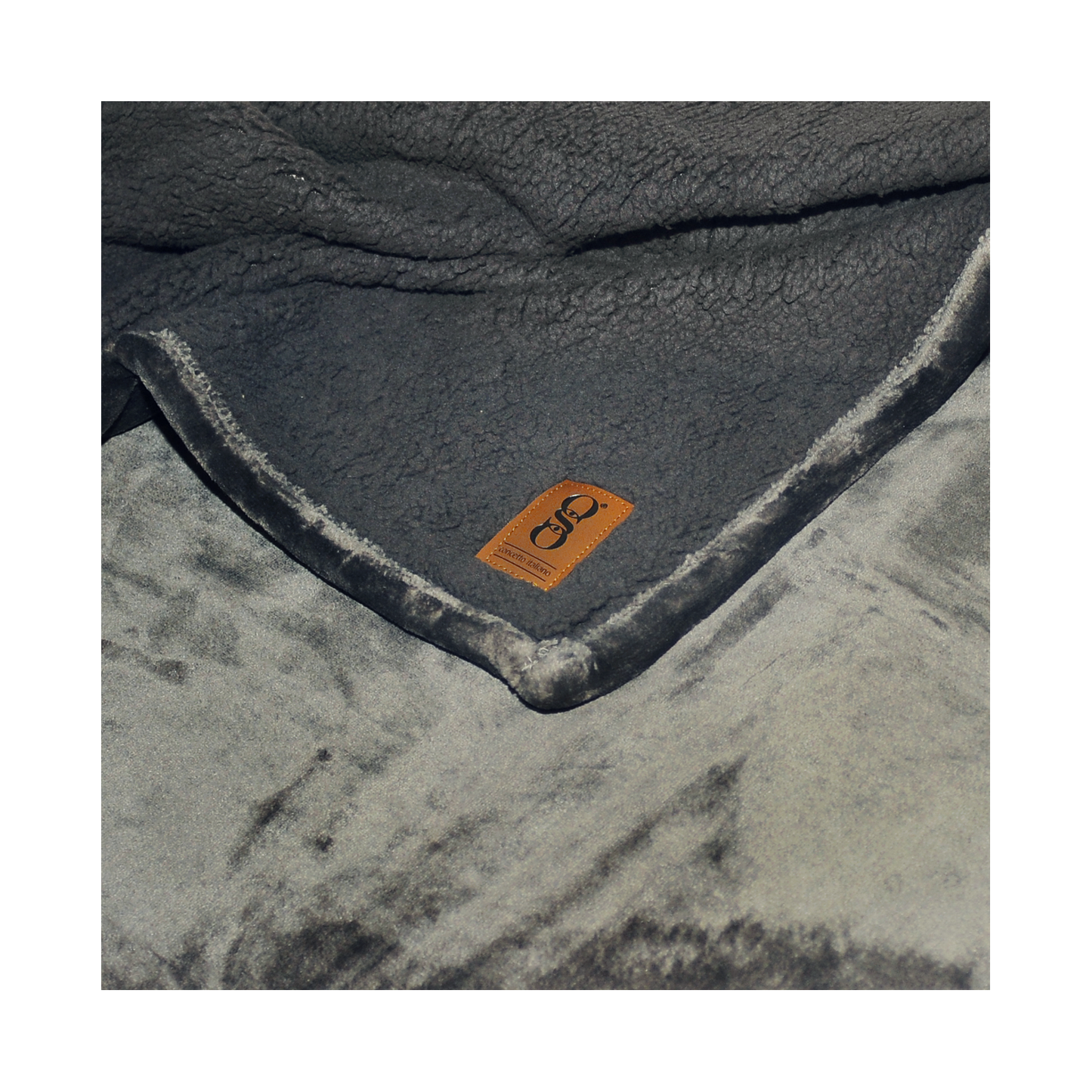 Winter-Plaid aus antiallergischem Fleece - 130x160cm | Samtoptik, weich im Griff, waschmaschinenfest.