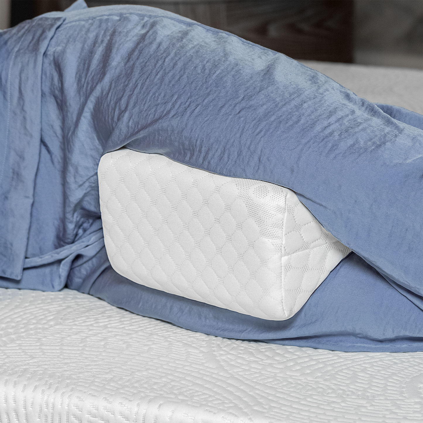 Kissen für Beine und Knie, Ergonomisch Schaum, abnehmbar.