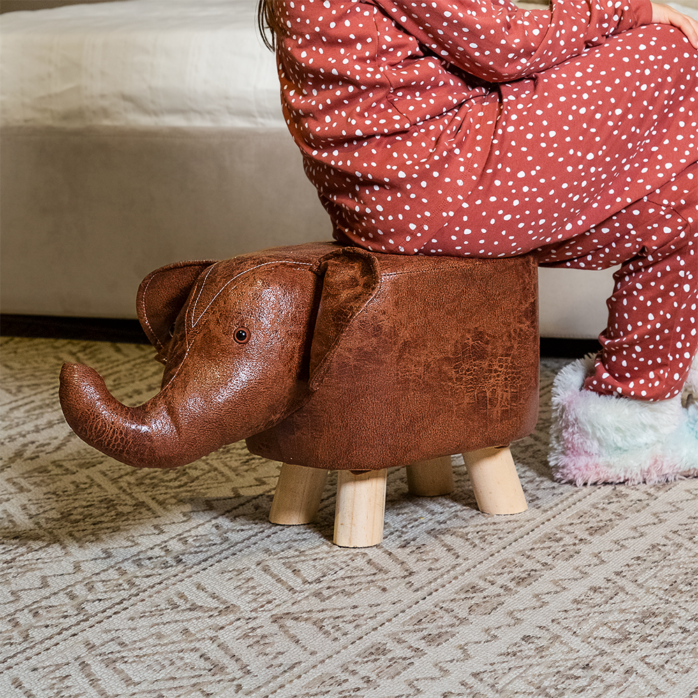 Fußstütze in Form von Tier 28 cm hoch - Wasserdicht, Füße aus Holz