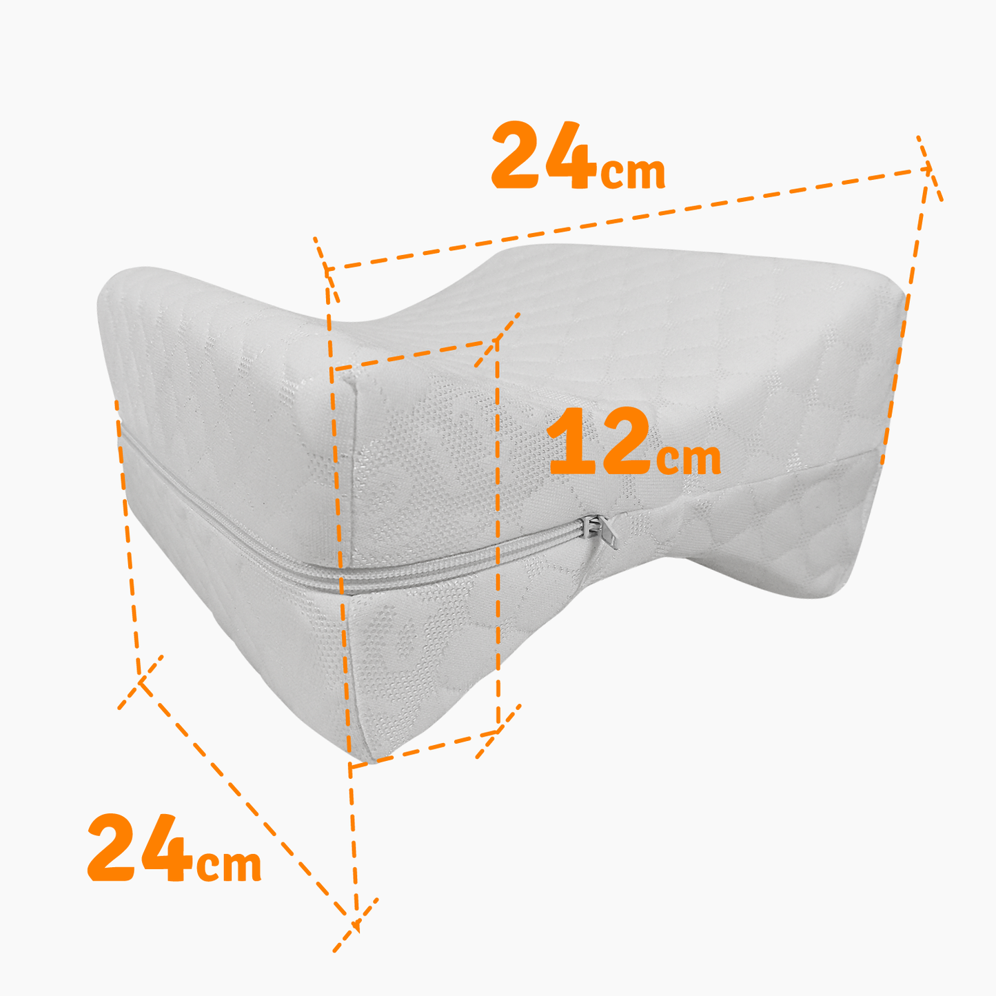 Kissen für Beine und Knie, Ergonomisch Schaum, abnehmbar.