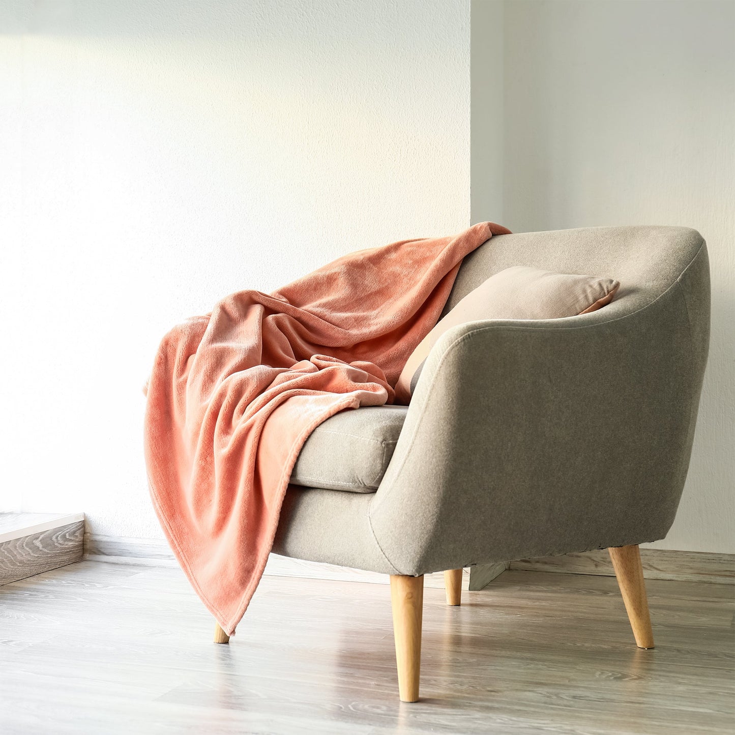 Winter-Plaid aus antiallergischem Fleece - 130x160cm | Samtoptik, weich im Griff, waschmaschinenfest.