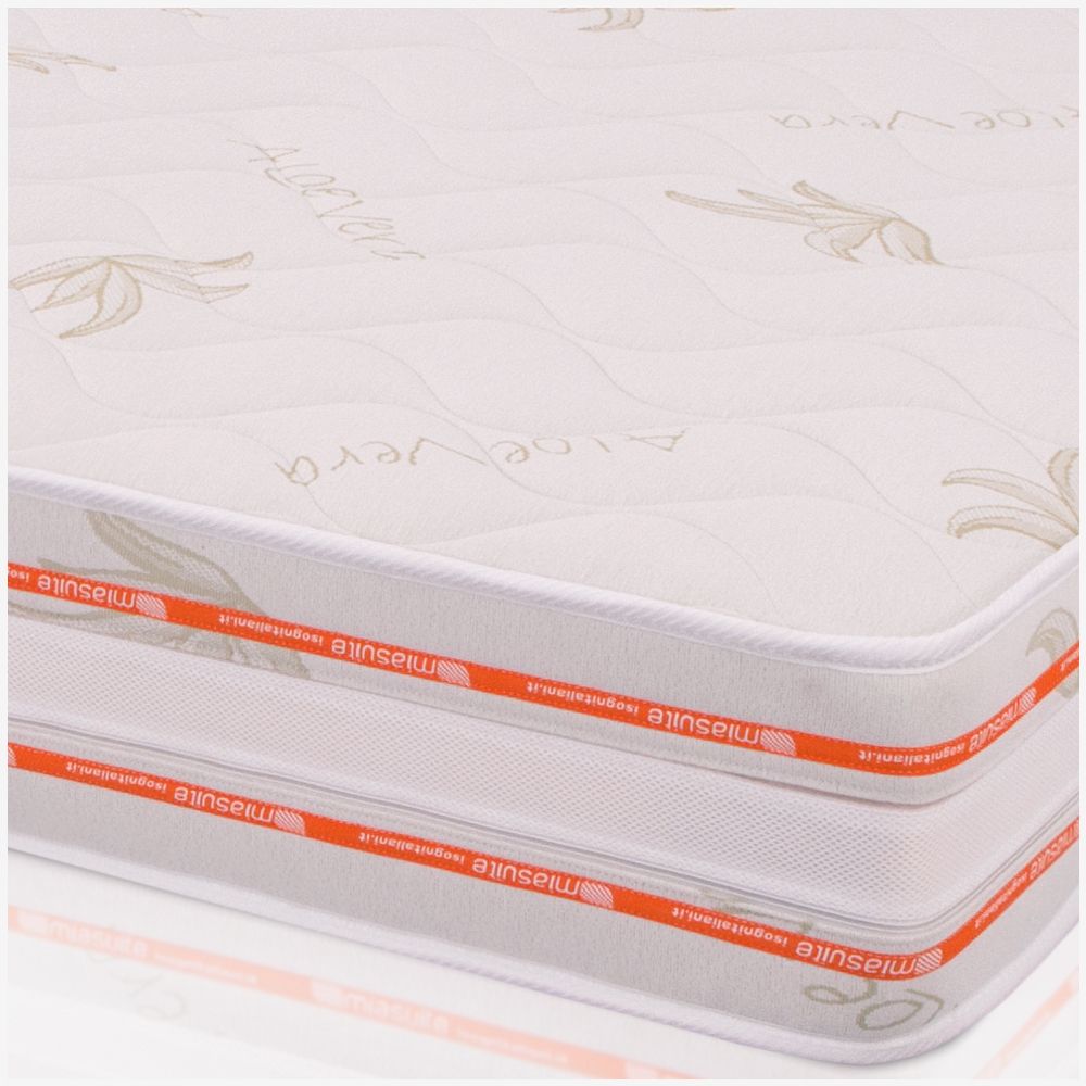 Matratze Memory, Höhe 25 cm - Bezug aus Aloe Vera | Top H25
