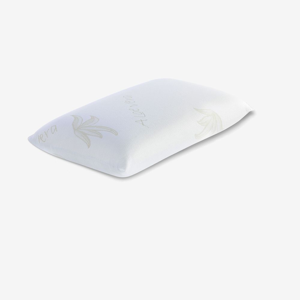 Kissen 70x40 cm - 13 cm hoch, aus Memory Schaum, AloeVera Stoff.