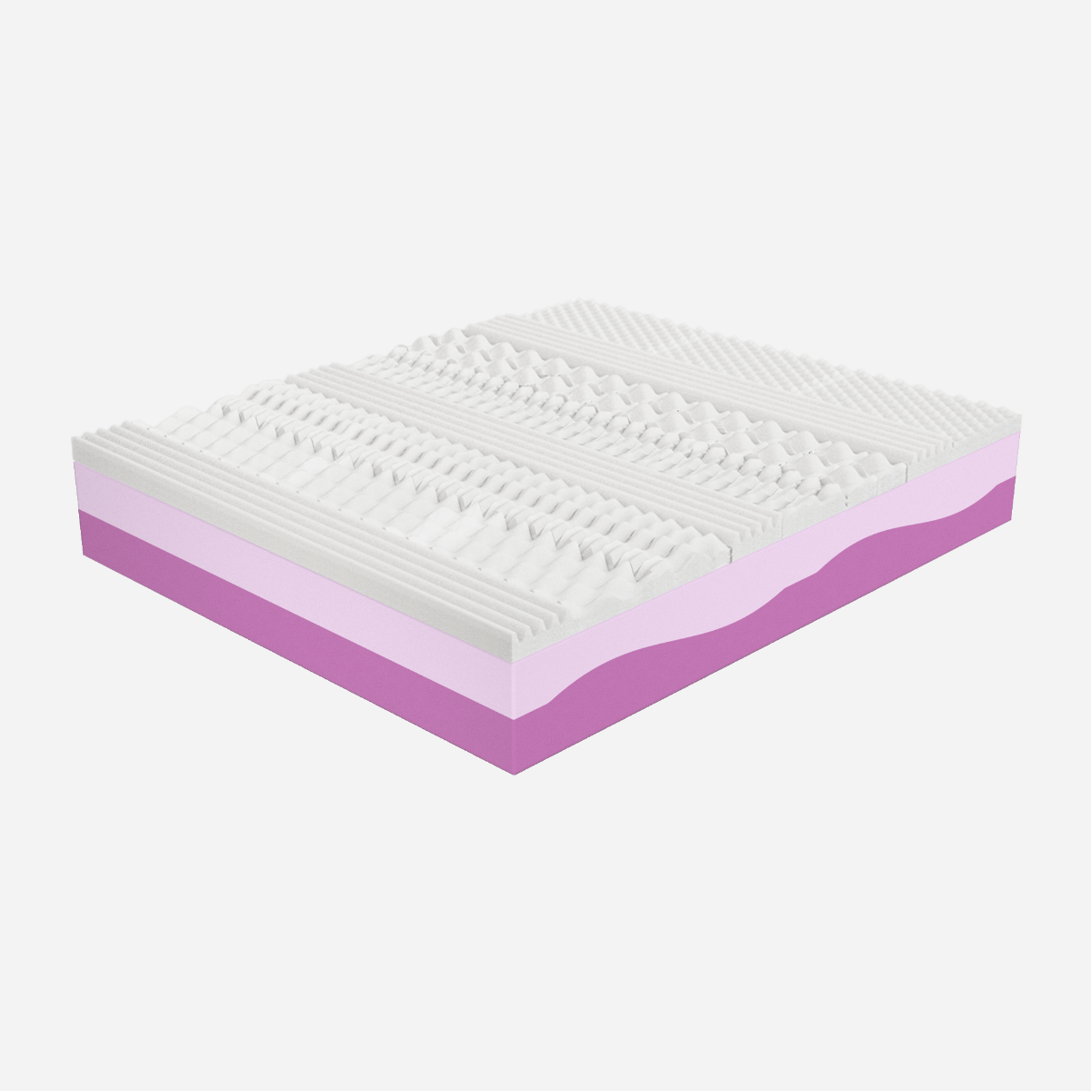 Memory Schaum Matratze abnehmbar, Höhe 26 cm - 100% Aloe Vera | Prime