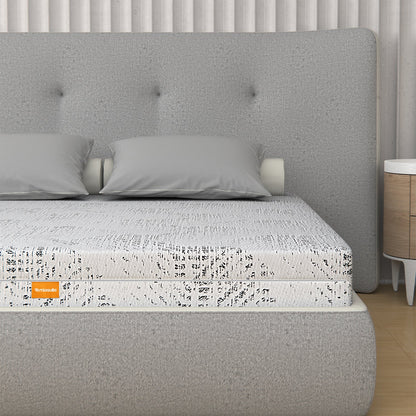 Taschenfederkern- und Memoryschaummatratze, 25 cm hoch – Abnehmbarer Bezug | Vitalize